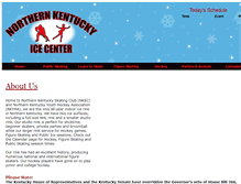 Tablet Screenshot of nkyicecenter.com